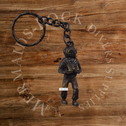 Hard Hat Diver Key Chain