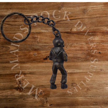 Brass Diver Key Chain